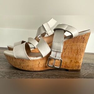 Franco Sarto Shania Wedge Sandals Size 7